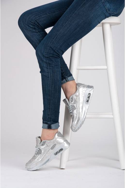 Sportiniai masyvūs sidabrinai batai 1-7S Sportiniai masyvūs sidabrinai batai 1-7S