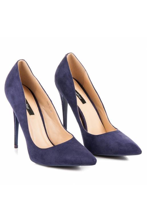 Indigo spalvos aukštakulniai bateliai... Indigo spalvos aukštakulniai bateliai...