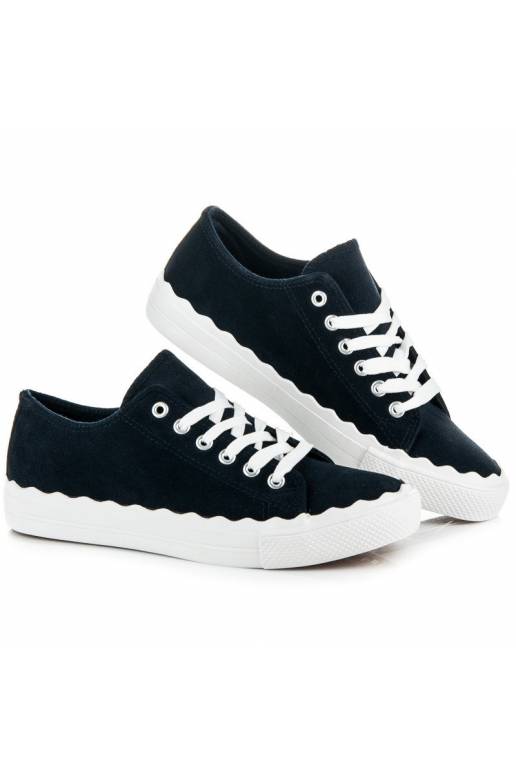 Tamsiai mėlyni suvarstomi teniso...