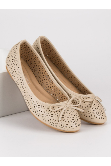 Smėlio spalvos balerinos... 2