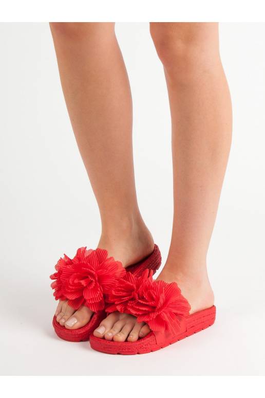 Punased Plätud lilledega BAT_CK88R Punased Plätud lilledega BAT_CK88R