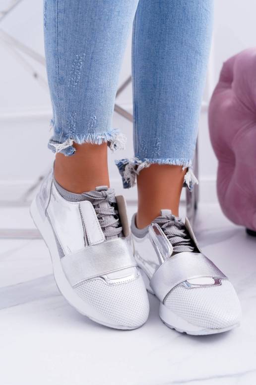 Lu Boo Hõbedat värvi Sportliku... Lu Boo Hõbedat värvi Sportliku...