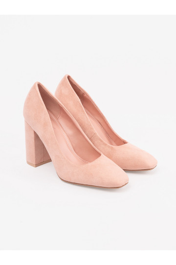 růžová vysoké podpatky na podpatku 2