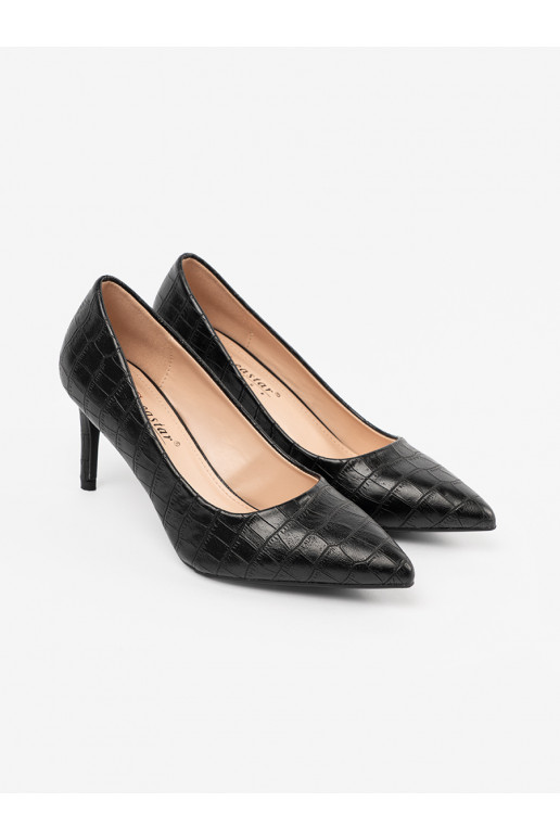 Čern klasick lodičky se vzorem Čern klasick lodičky se vzorem