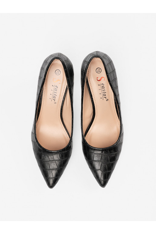 Čern klasick lodičky se vzorem Čern klasick lodičky se vzorem