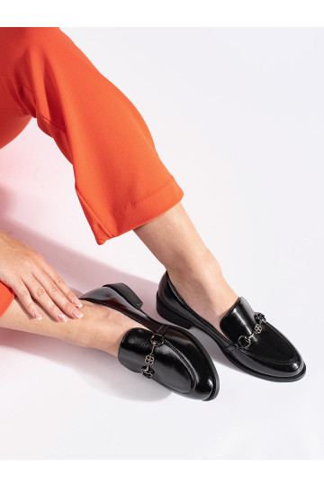 Černé  Dámské mokasíny  2