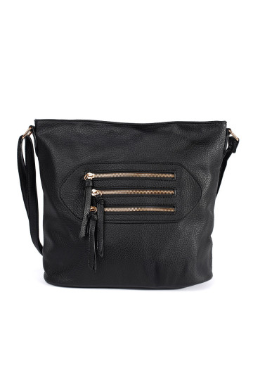 černá kabelka ze mi zamkami