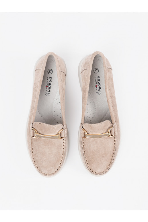 béžové mokasíny  béžové mokasíny