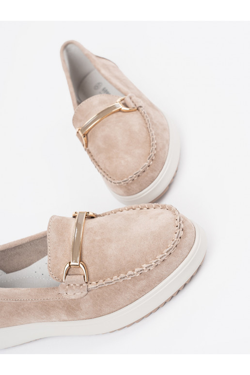 béžové mokasíny  béžové mokasíny