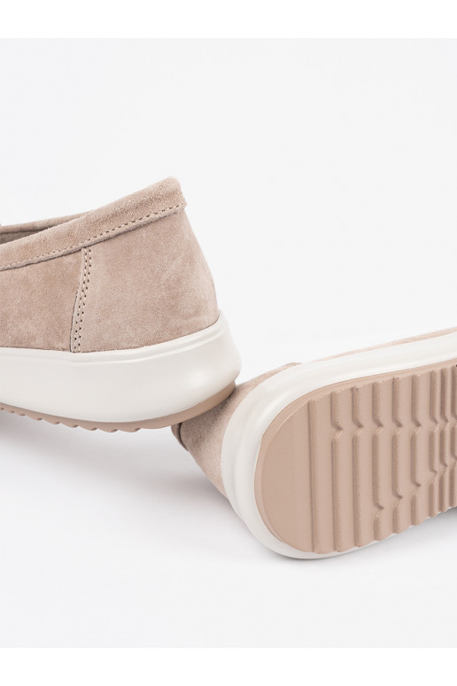 béžové mokasíny  béžové mokasíny