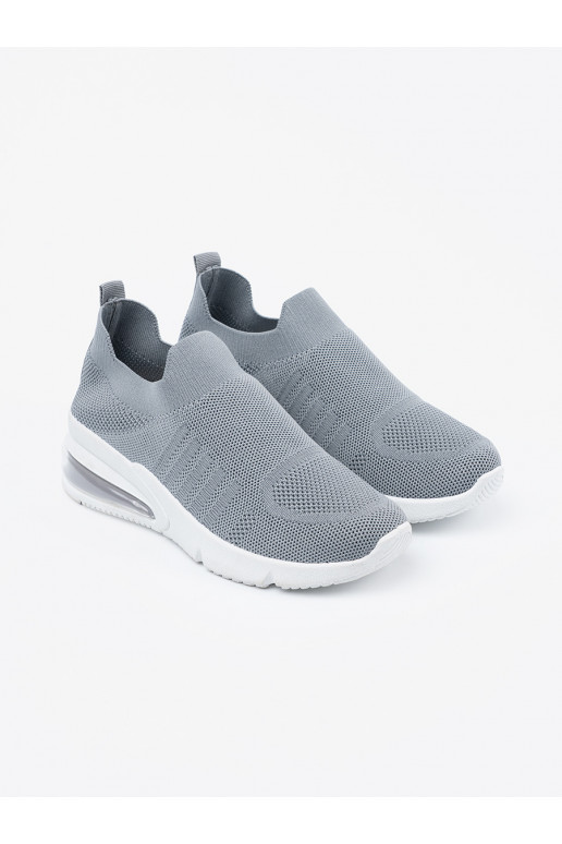 Boty ve sportovním stylu  šedá Boty ve sportovním stylu  šedá