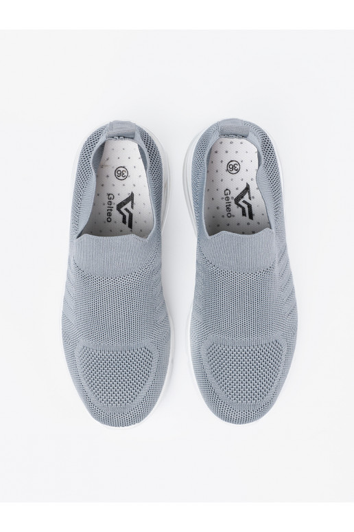 Boty ve sportovním stylu  šedá Boty ve sportovním stylu  šedá