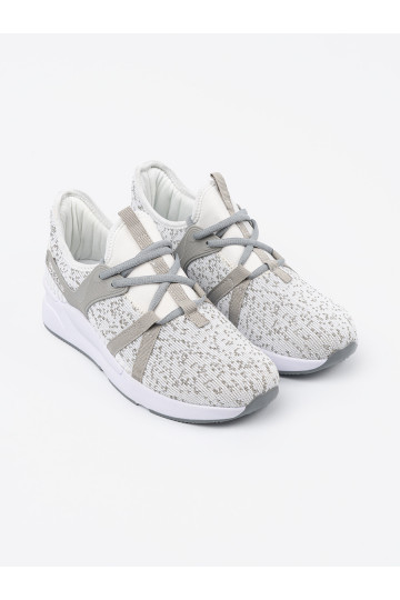 Boty ve sportovním stylu bílé-šedá 2