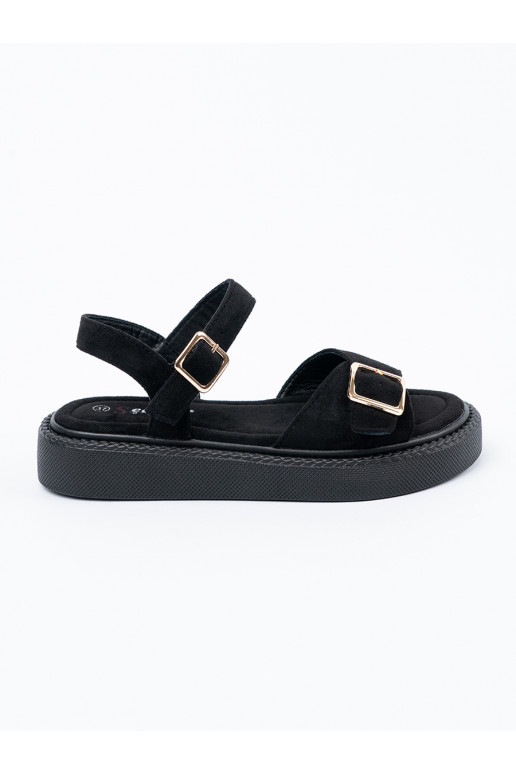 Černé sandály  Černé sandály