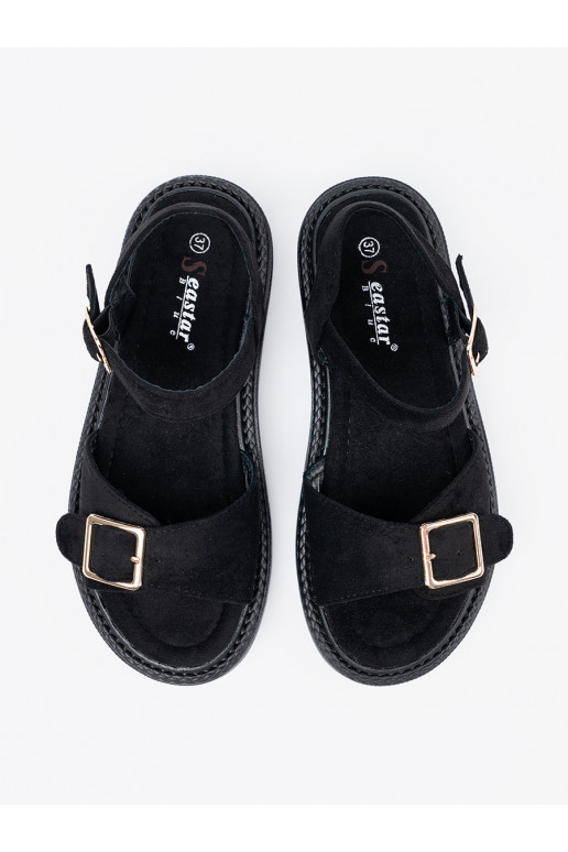 Černé sandály  Černé sandály