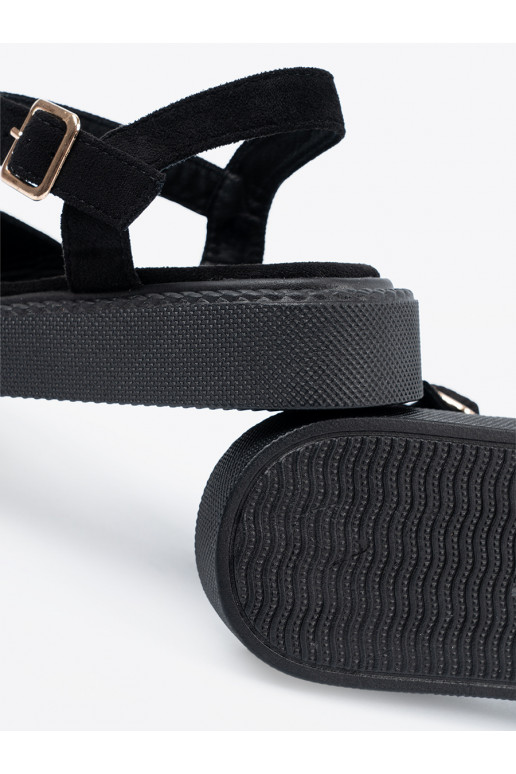 Černé sandály  Černé sandály