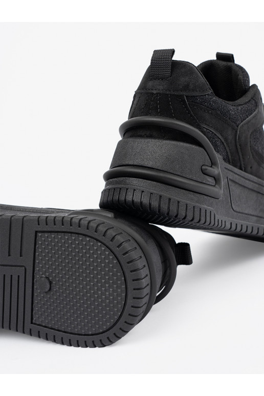 Dámská ležérní obuv z koronką Černé Dámská ležérní obuv z koronką Černé