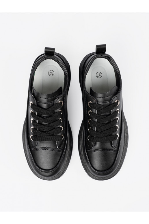 ležérní boty Černé s platformou