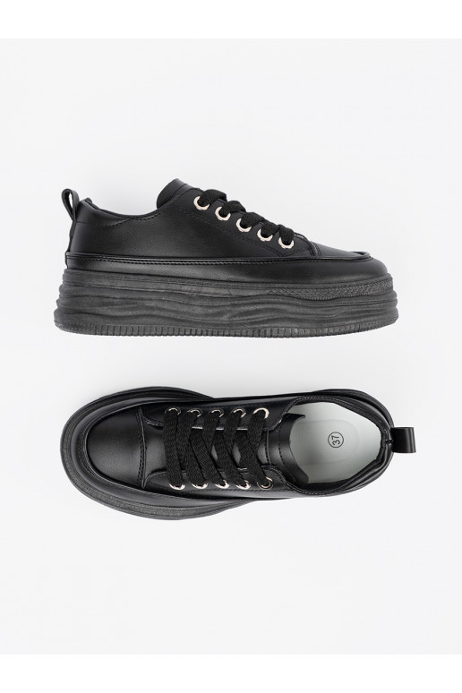 ležérní boty Černé s platformou