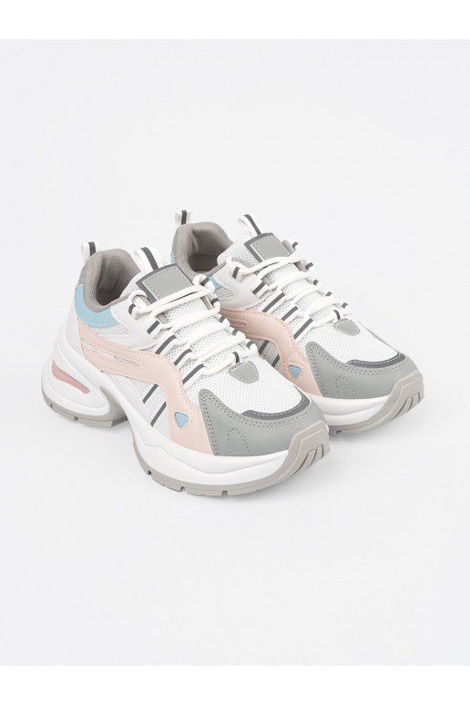 Pastelové barvy Boty ve sportovním stylus platformou Pastelové barvy Boty ve sportovním stylus platformou