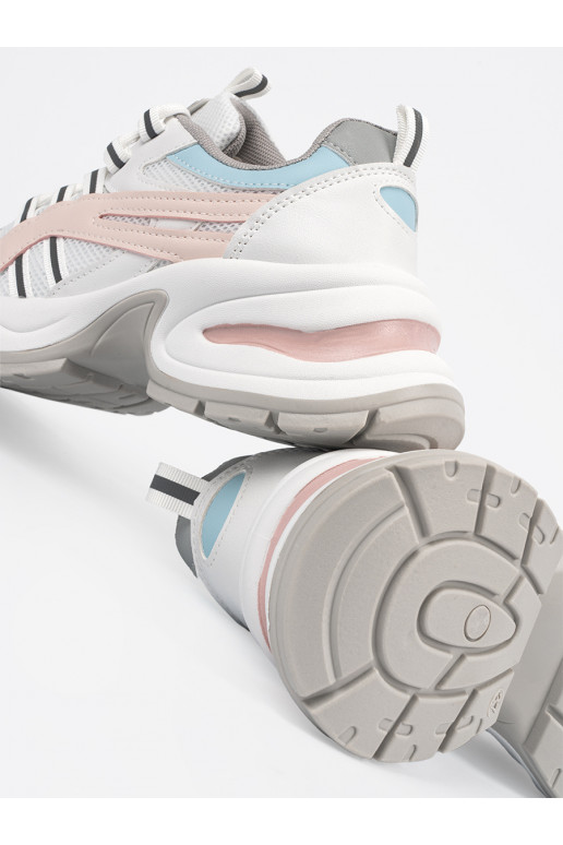 Pastelové barvy Boty ve sportovním stylus platformou Pastelové barvy Boty ve sportovním stylus platformou