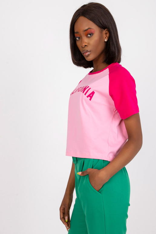 Růžové a fuchsiové krátké bavlněné...