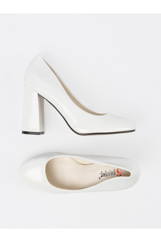 bílé vysoké podpatky  bílé vysoké podpatky