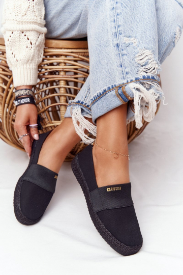 Espadrilės juodos spalvos