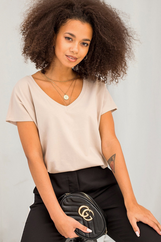 Tričko Emory light coffee