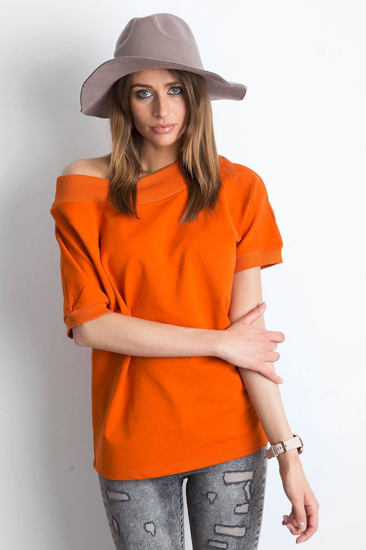 Tmavě oranžová Lemontree halenka