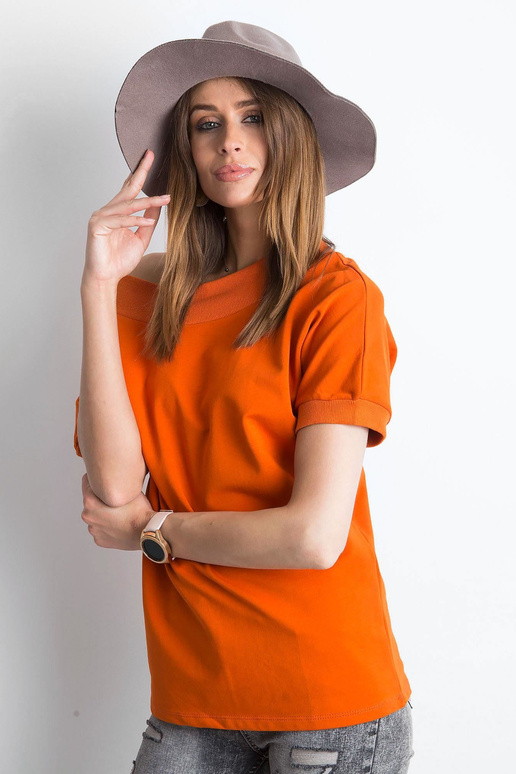 Tmavě oranžová Lemontree halenka