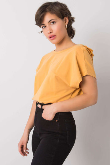 Tmavě žlutá halenka s...