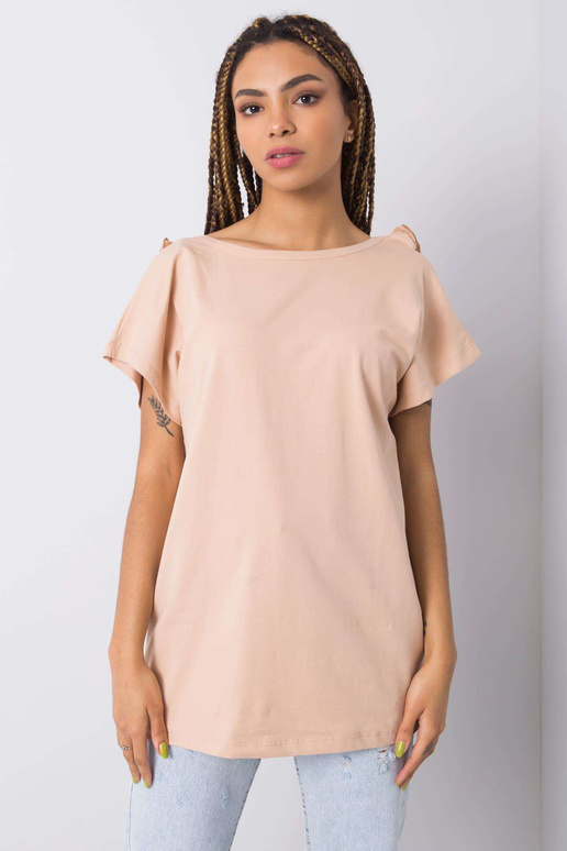 Béžová halenka s volánky Leanne