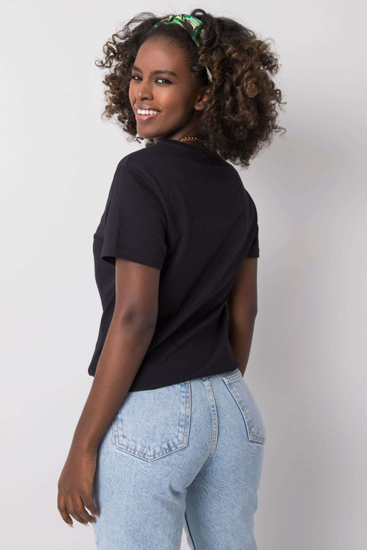 Dámské černé tričko Lotta Cotton Dámské černé tričko Lotta Cotton