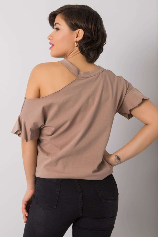 Tmavě béžová halenka Rosalee Tmavě béžová halenka Rosalee