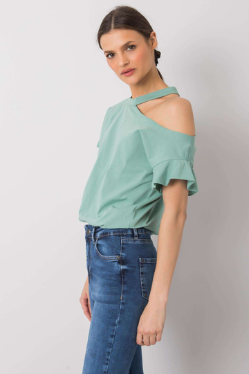 Pistáciová halenka Rosalee 2