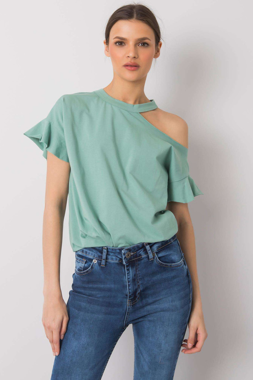 Pistáciová halenka Rosalee