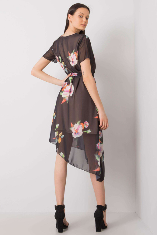 Černé květinové šaty Noemie