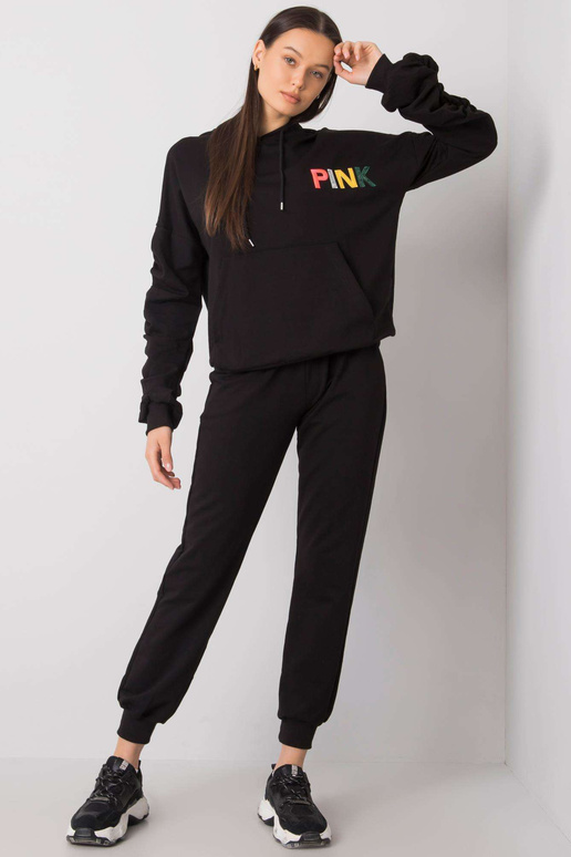 Černá tepláková souprava Nicelle