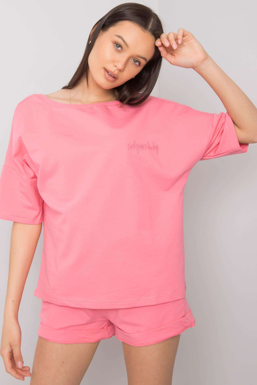 Růžový dámský komplet Quanesia