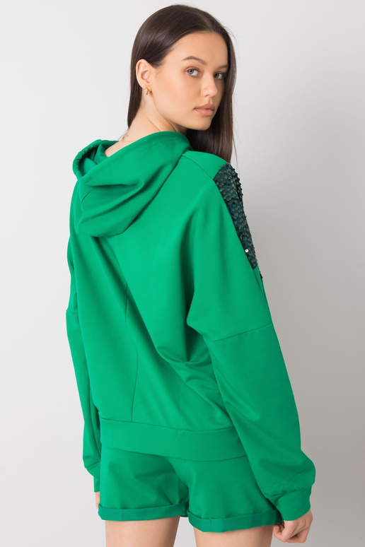 Zelený set s nášivkou Phylicia