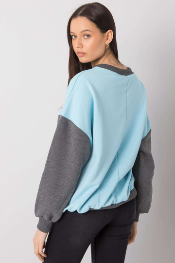 Modrá mikina Ramla s kapucí 2