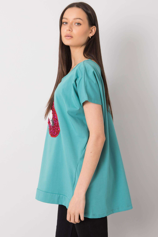 Tyrkysová ležérní halenka Gilda Tyrkysová ležérní halenka Gilda