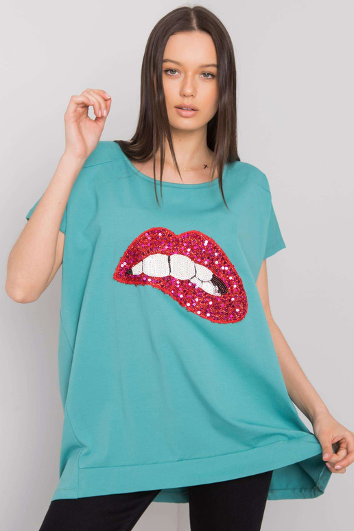 Tyrkysová ležérní halenka Gilda Tyrkysová ležérní halenka Gilda