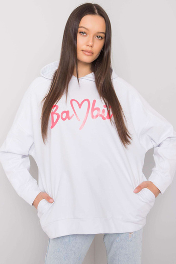 Bílá mikina s kapucí Edna 2