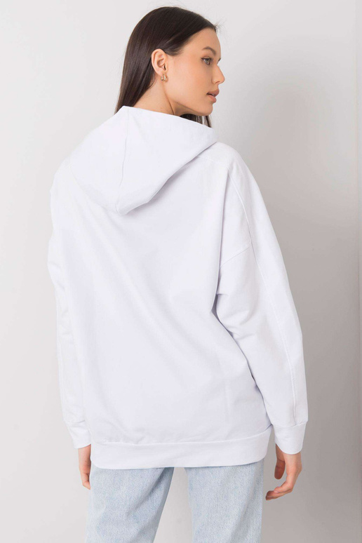 Bílá mikina s kapucí Edna