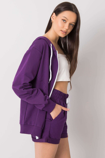 Tmavě fialová tepláková... 2