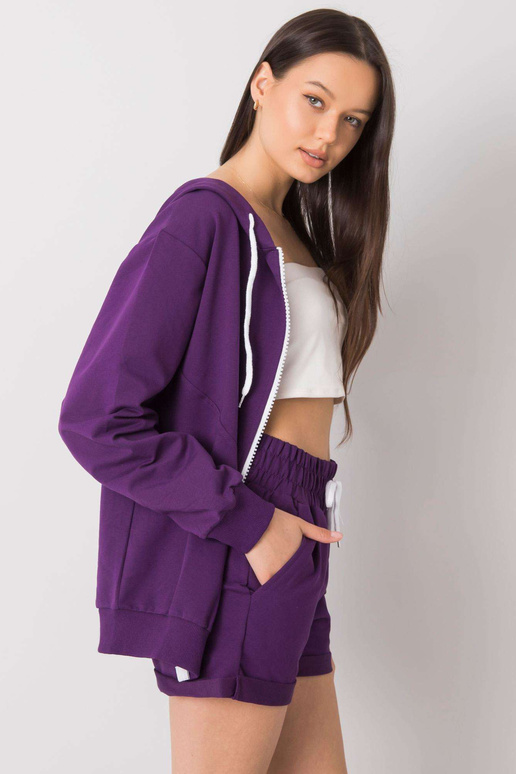 Tmavě fialová tepláková souprava Cosima