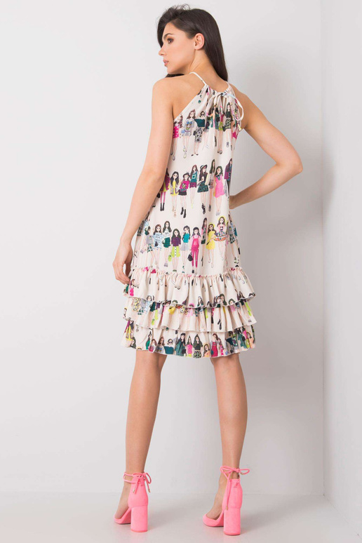 Světle béžové šaty Mariangela RUE PARIS