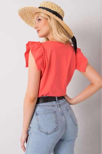 Korálová halenka s potiskem...